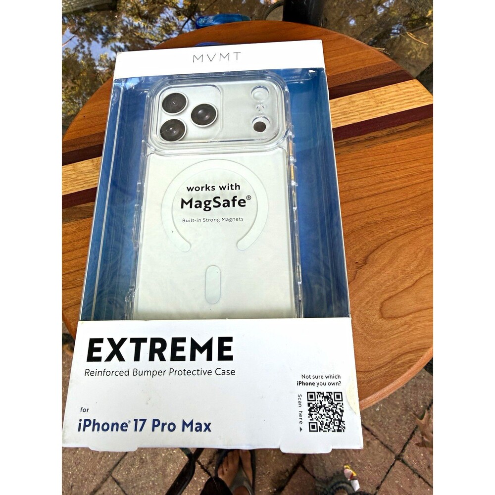 MVMT Extreme Reinforced Bumper Clear Case for iPhone 17 Pro Max MagSafe